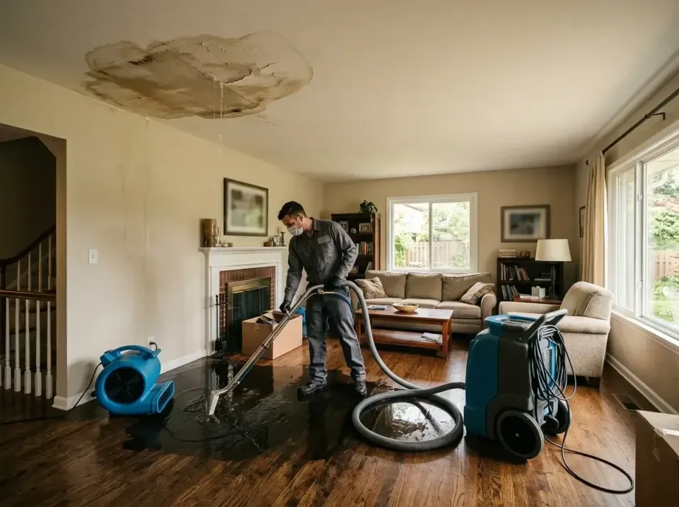 attic-pipe-burst-ceiling-drip-008 — frequently asked questions, Water Damage Restoration & Carpet Care in Joppatowne, MD